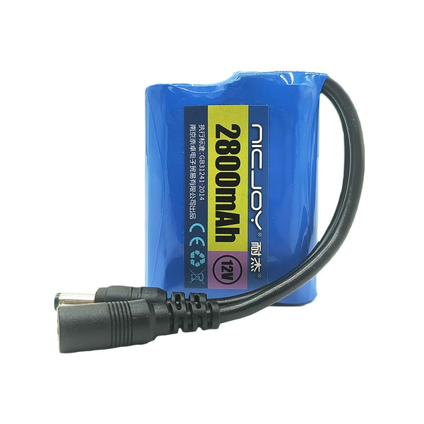 Paquet de Batterie au Lithium 12V 2800mAh Avec Fonction Rechargeable (Modèle 0010202)