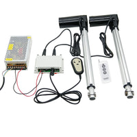 Kit de contrôle synchronisé de 2 vérins électriques industriels lourd 6000N 600kg (Modèle 0043051)