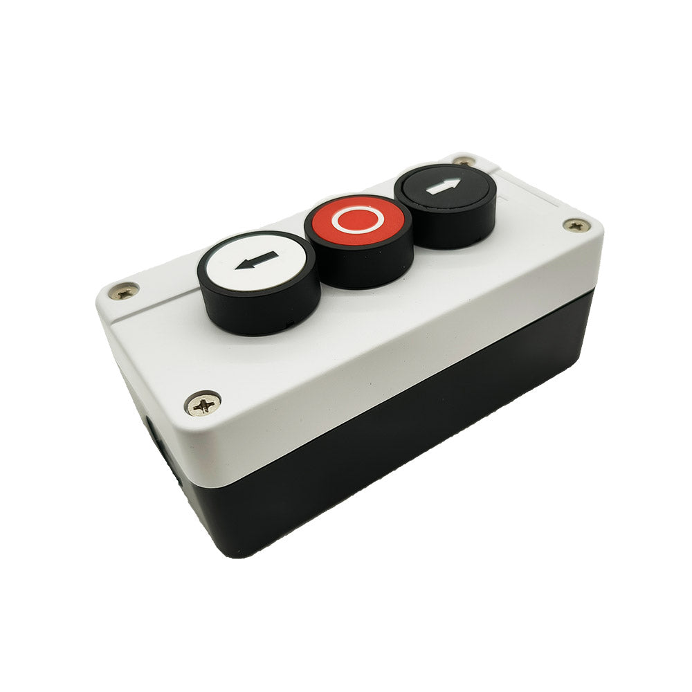 2 interrupteur sur OFF palan électrique boîte de commande de bouton  poussoir étanche - Chine Interrupteur bouton poussoir Bouton-poussoir, boîte