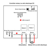 1 Canal Interrupteur Sans Fil Pour Vérin Électrique 12V 24V Actionneur Linéaire (Modèle 0020512)