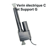 Vérin électrique industriel lourd course 700MM actionneur linéaire 5000N 500kg (Modèle 0041549)