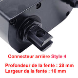 Vérin électrique industriel lourd course 700MM actionneur linéaire 5000N 500kg (Modèle 0041549)