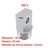 Vérin électrique industriel course réglable 100mm avec interrupteur magnétique électronique (Modèle 0041512-3)