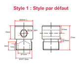 Vérin Electrique 200kg 2000N - Actionneur Linéaire 900MM pour Domotique (Modèle 0041633)
