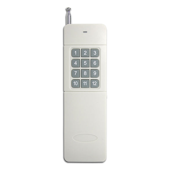 Télécommande Sans Fil Avec Antenne Longue Portée 1000M 433Mhz 12 Touches (Modèle 0021029)