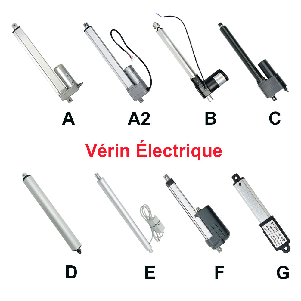 8 Différents types de vérins électriques-Comment choisir son vérin électrique ?