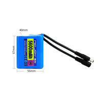 Paquet de Batterie au Lithium 12V 5600mAh Avec Fonction Rechargeable (Modèle 0010203)