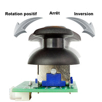 12V~30V CC 3A Contrôleur de vitesse et direction du moteur/ Régulateur de vitesse à bascule (Modèle 0044007)