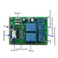 1 Canal CC 12/24V 10A Récepteur RF Pour Vérin Électrique (Modèle 0020602)