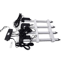 Kit de contrôle synchronisé de 4 vérins électriques industriels lourd 12000N 1200kg (Modèle 0043056)