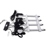 Kit de contrôle synchronisé de 4 vérins électriques industriels lourd 12000N 1200kg (Modèle 0043056)