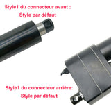 Vérin électrique puissant à course réglable 150 mm avec capteurs magnétiques reed max. 8000N (Modèle 0041552-4)