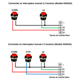 Interrupteur Sans Fil avec Minuterie pour Vérin Électrique / Moteur en CC (Modèle 0020088)