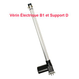 Vérin électrique industriel avec capteur à effet Hall intégré course 500mm Max 6000N (Modèle 0041516-1)