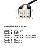 Vérin électrique industriel avec capteur à effet Hall intégré course 250mm Max 6000N (Modèle 0041532-1)