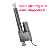 Vérin électrique charge lourde à course réglable avec capteurs magnétiques étanches - Poussée max. 12000N course 300MM (Modèle 0041606-3)