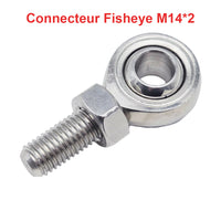Connecteur fisheye pour vérin électrique, utilisable avec connecteur à filetage interne (Modèle 0044108)