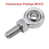 Connecteur fisheye pour vérin électrique, utilisable avec connecteur à filetage interne (Modèle 0044108)