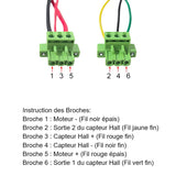 500mm Vérin électrique charge lourde avec capteur effet Hall pour contrôle synchronisé (Modèle 0041610-1)