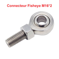 Connecteur fisheye pour vérin électrique, utilisable avec connecteur à filetage interne (Modèle 0044108)