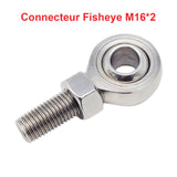 Connecteur fisheye pour vérin électrique, utilisable avec connecteur à filetage interne (Modèle 0044108)