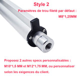 Vérin électrique course 400mm pour trappe de cave – Poussée max. 6000N sans-traction (Modèle 0041515-7)