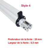 Vérin électrique course 400mm pour trappe de cave – Poussée max. 6000N sans-traction (Modèle 0041515-7)