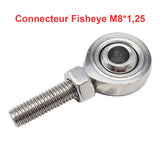 Connecteur fisheye pour vérin électrique, utilisable avec connecteur à filetage interne (Modèle 0044108)