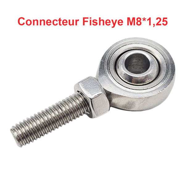 Connecteur fisheye pour vérin électrique, utilisable avec connecteur à filetage interne (Modèle 0044108)