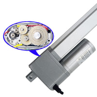 Vérin électrique 2000N 200kg course 200MM actionneur linéaire avec potentiomètre intégré (Modèle 0041503-2)