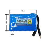 Paquet de Batterie au Lithium 24V 5600mAh Avec Fonction Rechargeable