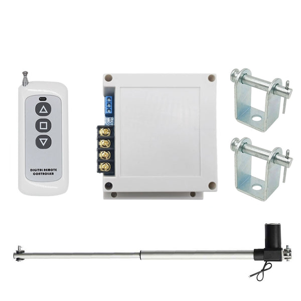 350MM-600kg-6000N-Verin-Electrique-Industriel-Telecommande-Kit