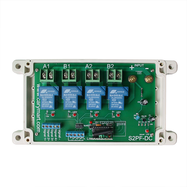 Kit Interrupteur Télécommande Sans Fil CC 12V 24V 2 Canaux pour