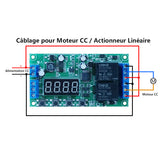 Module de retard de boucle infinie pour la rotation avant et arrière du moteur CA / CC (Modèle 0040001)