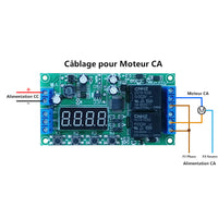 Module de retard de boucle infinie pour la rotation avant et arrière du moteur CA / CC (Modèle 0040001)