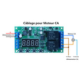 Module de retard de boucle infinie pour la rotation avant et arrière du moteur CA / CC (Modèle 0040001)