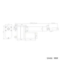 Kit de contrôle synchronisé pour 4 vérins électriques industriel 700MM-1000MM 5000N