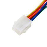 Câble adaptateur 6 broches femelle pour vérins électriques de type A, B ou J avec capteur à effet Hall (Modèle 0043213)