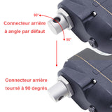 Option de rotation à 90 degrés pour le connecteur de montage avant et arrière du vérin électrique F (modèle 0044115)