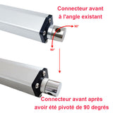Kit de télécommande de micro-vérin électrique industriel 2000N avec interrupteurs magnétiques reed NF (Modèle 0043083-4)