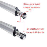 Option de rotation à 90 degrés pour le connecteur de montage avant et arrière du vérin électrique B (modèle 0044113)