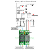 Vérin électrique à course réglable course 50MM actionneur linéaire 2000N 200kg (Modèle 0041501-3)