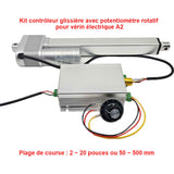 Kit contrôleur glissière avec potentiomètre rotatif pour vérin électrique A2