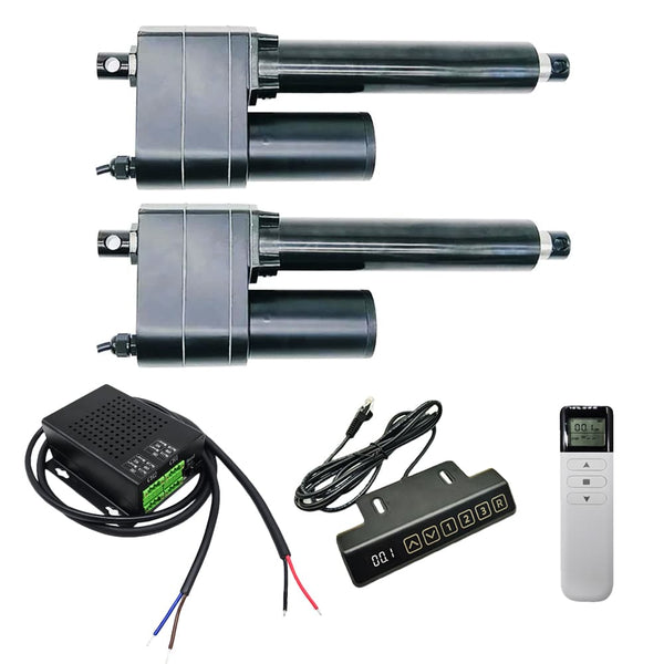 Kit de contrôle synchronisé de 2 vérins électriques industriels lourd 50MM-600MM