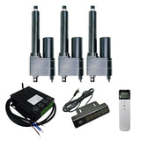 Kit de contrôle synchronisé de 3 vérins électriques industriels lourd 12000N