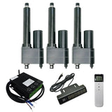 Kit de contrôle synchronisé de 3 vérins électriques industriels lourd 50MM-600MM 8000N