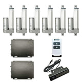 Kit de contrôle synchronisé de 6 vérins électriques 2000N 200kg