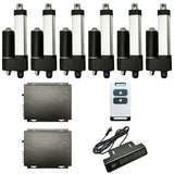 Kit contrôle synchronisé 6 vérins électriques étanche silencieux 3500N