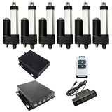 Kit contrôle synchronisé 6 vérins électriques étanche silencieux 3500N