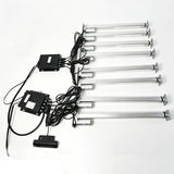 Kit de contrôle synchronisé de 8 vérins électriques 2000N 200kg